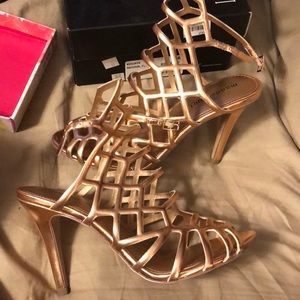 Rose gold madden girl heels